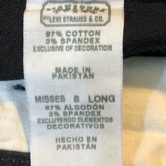 Sig Levi Strauss & Co Misses 8 Long Bootcut - Picture 8 of 11